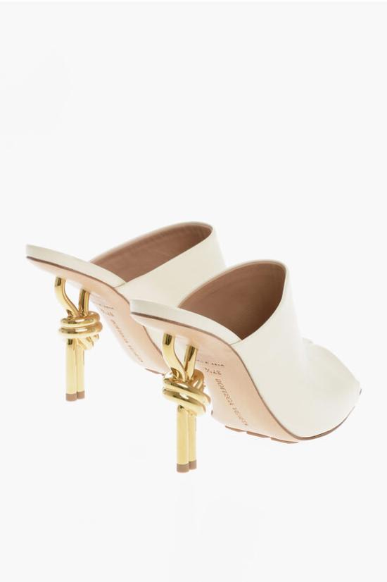  보테가베네타 뮬/슬리퍼 740589VBSF0 9031 White - BOTTEGA VENETA