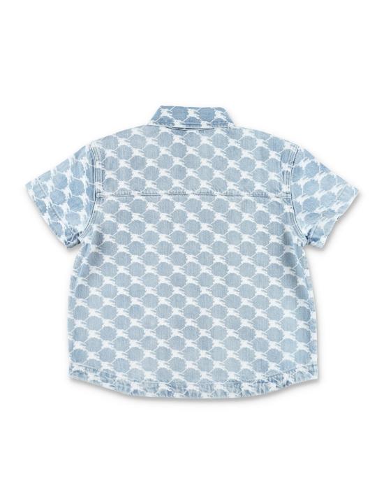  [키즈] 버버리 패턴 셔츠 8073013C A1141 PALE BLUE IP PAT - BURBERRY