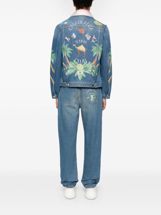  카사블랑카 데님 자켓 MPF24JK31001 L - CASABLANCA