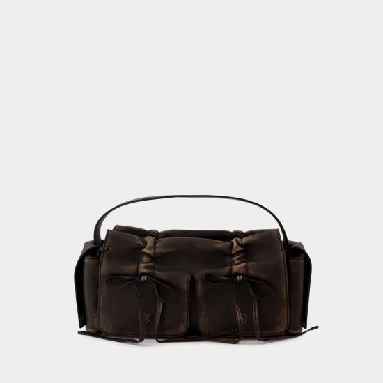  아크네 스튜디오 멀티포켓 숄더백 A10368AIP BROWN