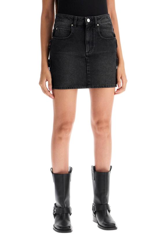 24FW 이자벨마랑에뚜왈 숏 스커트 JU0246FAB3H02E NERO - ISABEL MARANT ETOILE