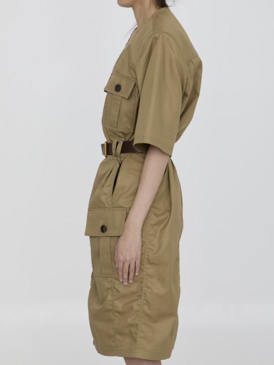  생로랑 숏 원피스 6249333 790089 Y3A99 2611 Beige - SAINT LAURENT