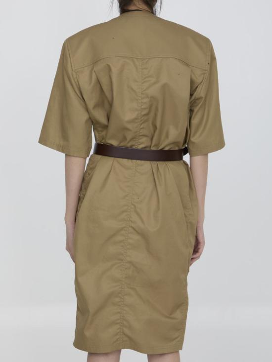  생로랑 숏 원피스 6249333 790089 Y3A99 2611 Beige - SAINT LAURENT