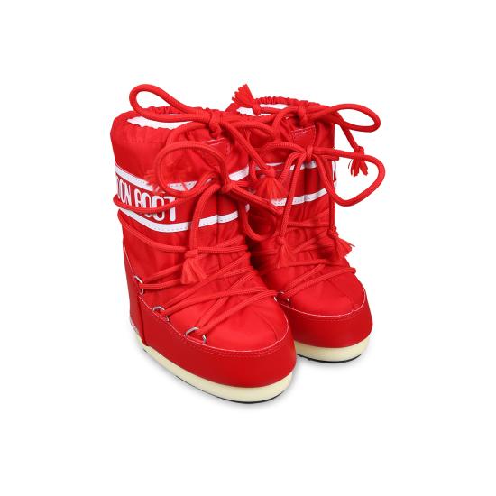 25FW [키즈] 문부츠 아이콘 나일론 부츠 80D1400440 D001 RED - MOON BOOT