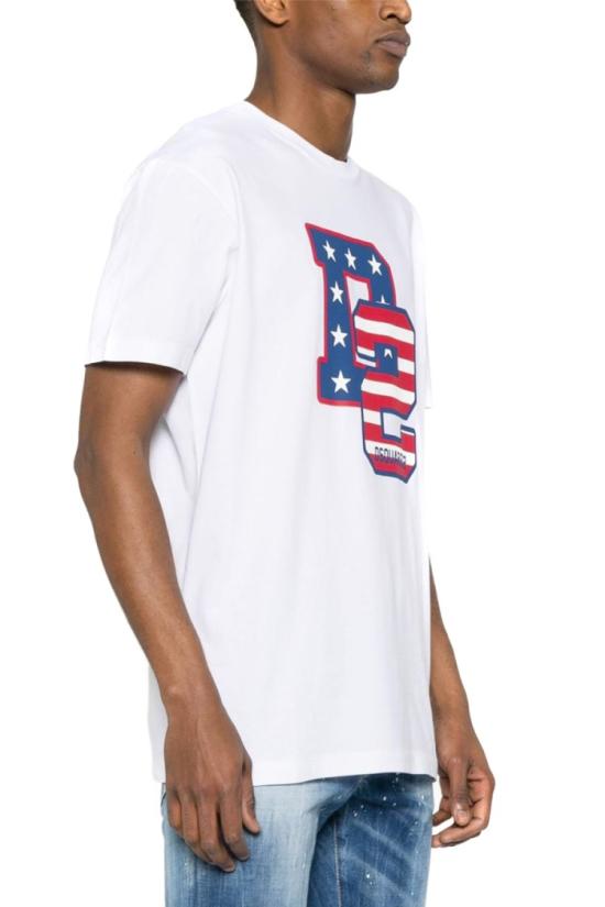  디스퀘어드2 반팔 티셔츠 S74GD1260 S23009100 White - DSQUARED2