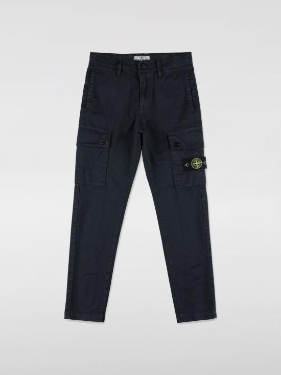 25FW [키즈] 스톤 아일랜드 스트레이트 팬츠 811630115 V0120 Blue