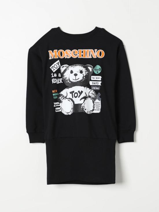 25FW [키즈] 모스키노 원피스 HDV0FGLDA16 60100 Black