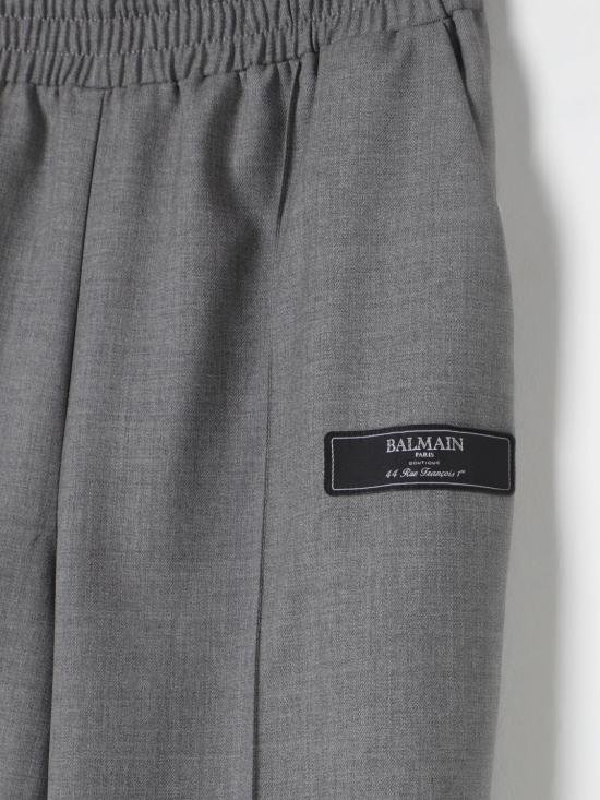25FW [키즈] 발망 트레이닝/조거 팬츠 BV6R80I0231 810 Grey - BALMAIN