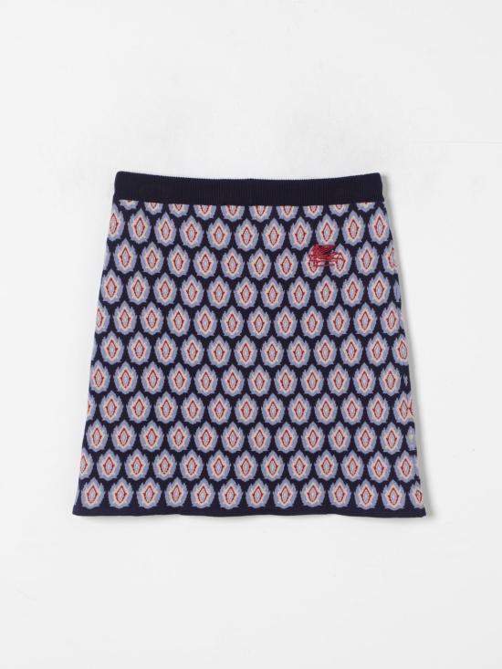 25FW [키즈] 에트로 스커트 GV7A30X0003 620BG Blue - ETRO