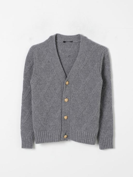 25FW [키즈] 발망 가디건 BV9P90Z2418 806 Grey