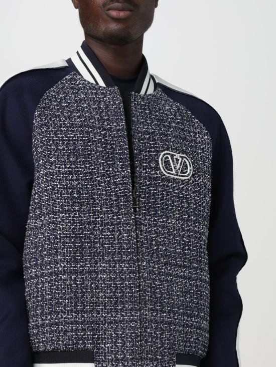 24FW 발렌티노 가라바니 봄버 자켓 5V3CI0B2ABD ZCV Blue - VALENTINO GARAVANI