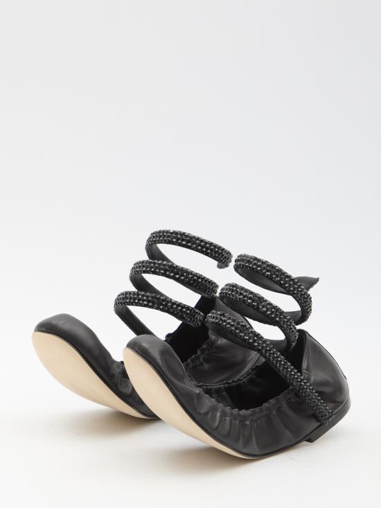  르네 카오빌라 뮬/슬리퍼 C12073010 BLACK - RENE CAOVILLA