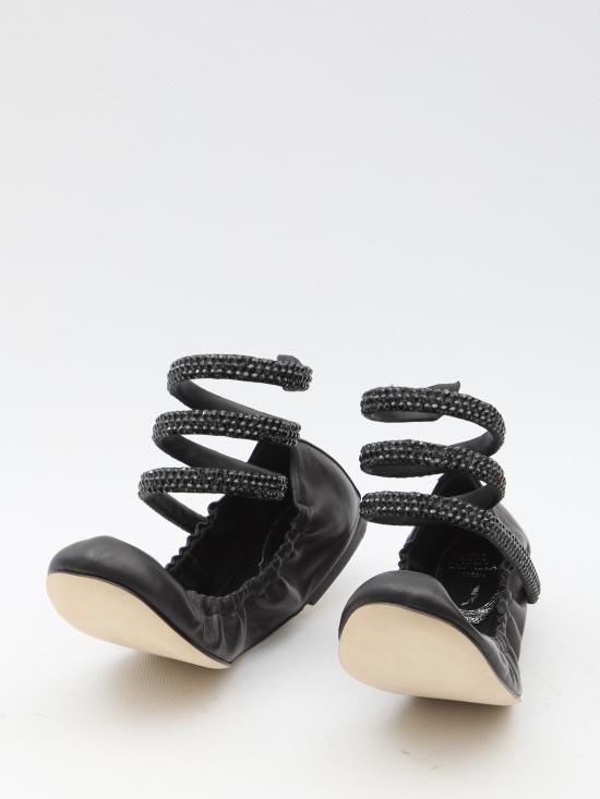  르네 카오빌라 뮬/슬리퍼 C12073010 BLACK - RENE CAOVILLA