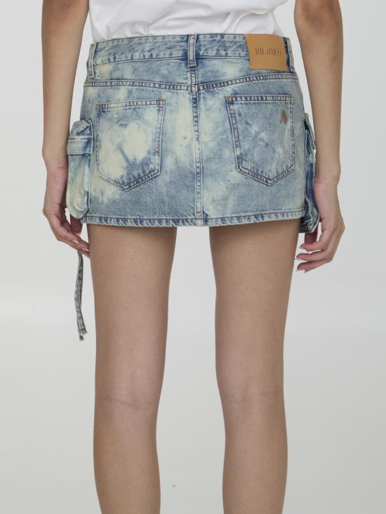 24FW 디 아티코 데님 스커트 248WCS136 BLUE - THE ATTICO