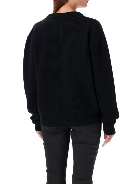 24FW 릭 오웬스 스웨터 RP02D3646KWV 09 BLACK - RICK OWENS