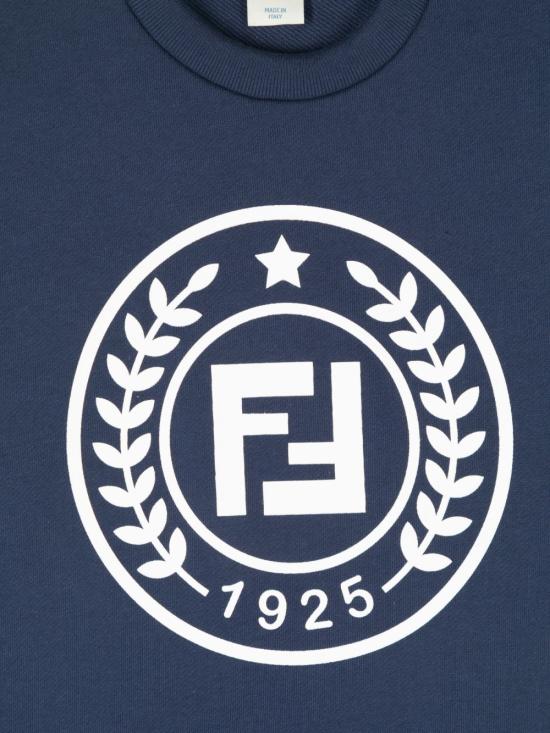  [키즈] 펜디 티셔츠 JUI167 5V0 F1I11 YALE BLUE - FENDI