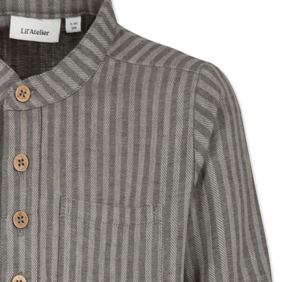 24FW [키즈] 릴 아뜰리에 셔츠 13232280 LAUREL OAK GREEN - LIL ATELIER