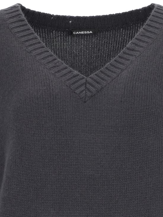  카네사 스웨터 NWKV007 FK0001 915 Grey - CANESSA