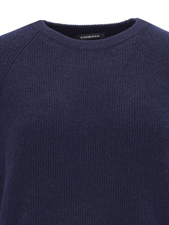  카네사 스웨터 NMKG011 FK0001 629 Blue - CANESSA