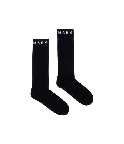 24FW [주니어] MM6 메종마르지엘라 발목 양말 M60715 MM045 M6900 Black