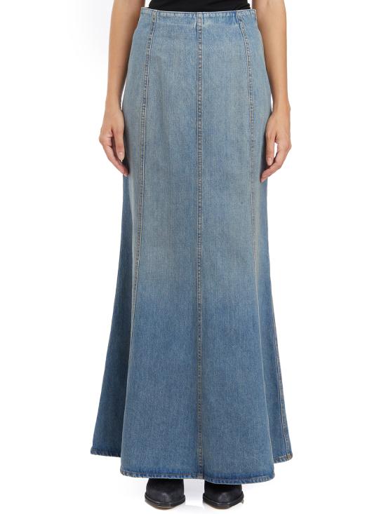 24FW 하이쿠레 데님 스커트 IHEW08085DF095L0850 Blue - HAIKURE