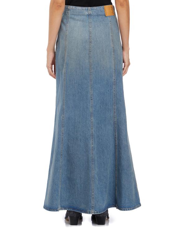 24FW 하이쿠레 데님 스커트 IHEW08085DF095L0850 Blue - HAIKURE