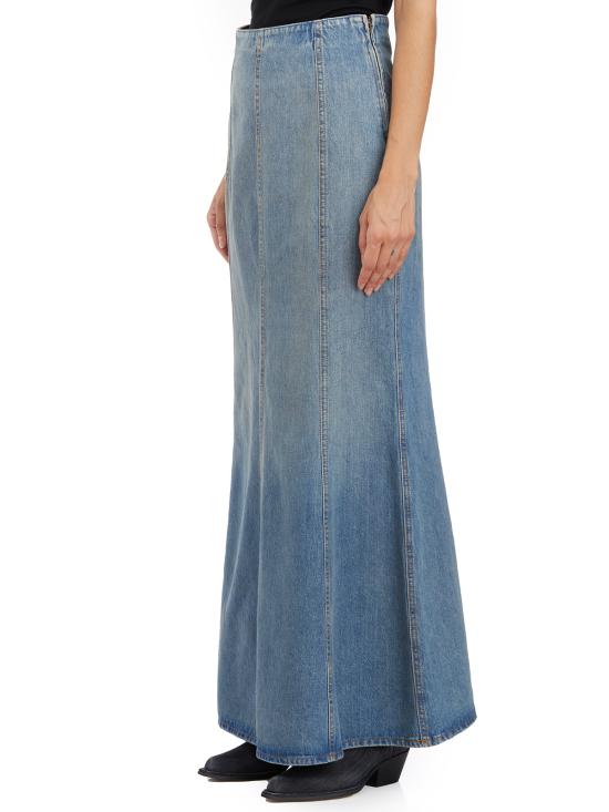 24FW 하이쿠레 데님 스커트 IHEW08085DF095L0850 Blue - HAIKURE