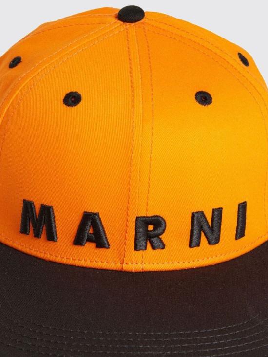  [키즈] 마르니 모자 M01087M00J2 0M429 Orange - MARNI