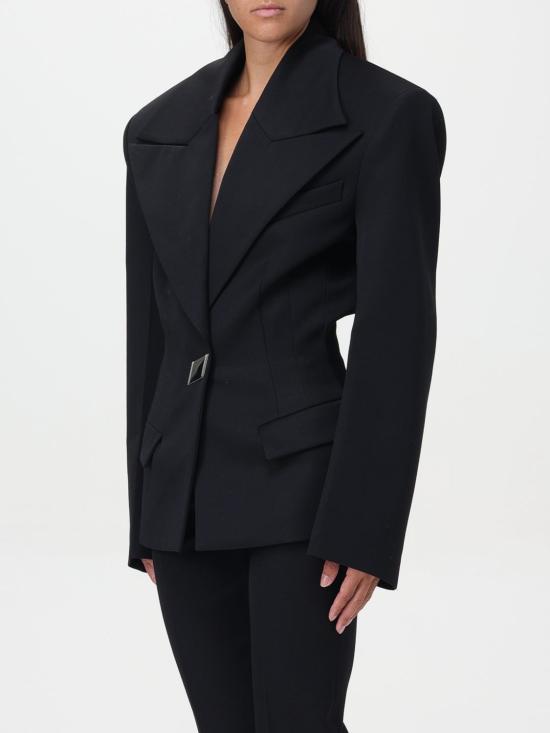 24FW 디 아티코 자켓 247WCG63W046 100 Black - THE ATTICO