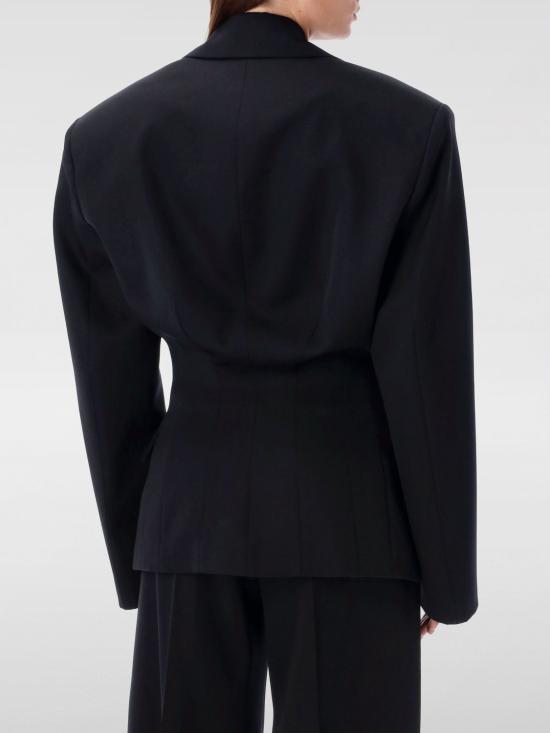 24FW 디 아티코 자켓 247WCG63W046 100 Black - THE ATTICO