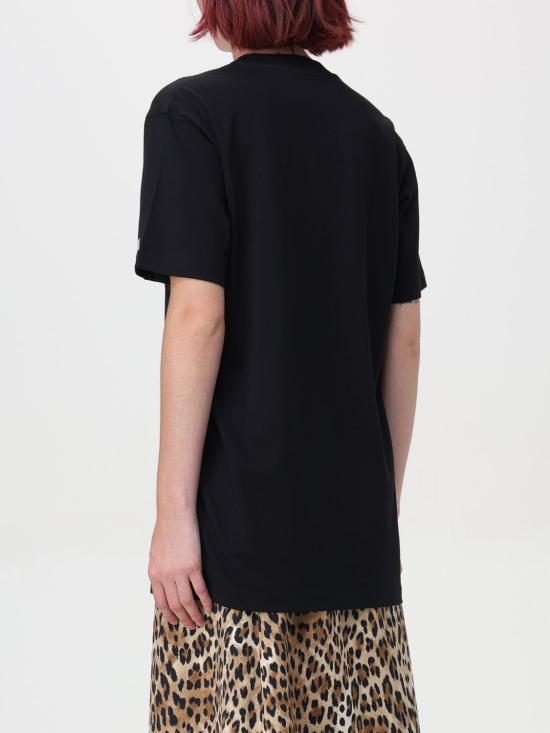 24FW 모스키노 반팔 티셔츠 07065441 1555 Black - MOSCHINO