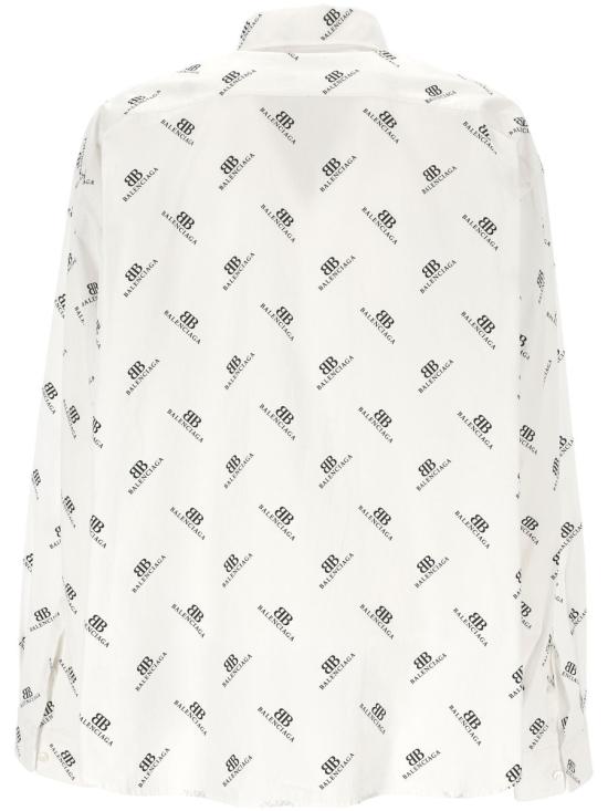 24FW 발렌시아가 긴팔 셔츠 662983 TQL149040 WHITE - BALENCIAGA