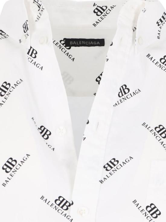24FW 발렌시아가 긴팔 셔츠 662983 TQL149040 WHITE - BALENCIAGA