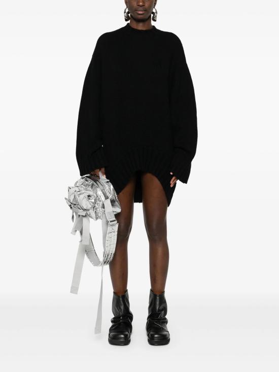 24FW 디 아티코 숏 원피스 248WCA360KW046 100 BLACK - THE ATTICO