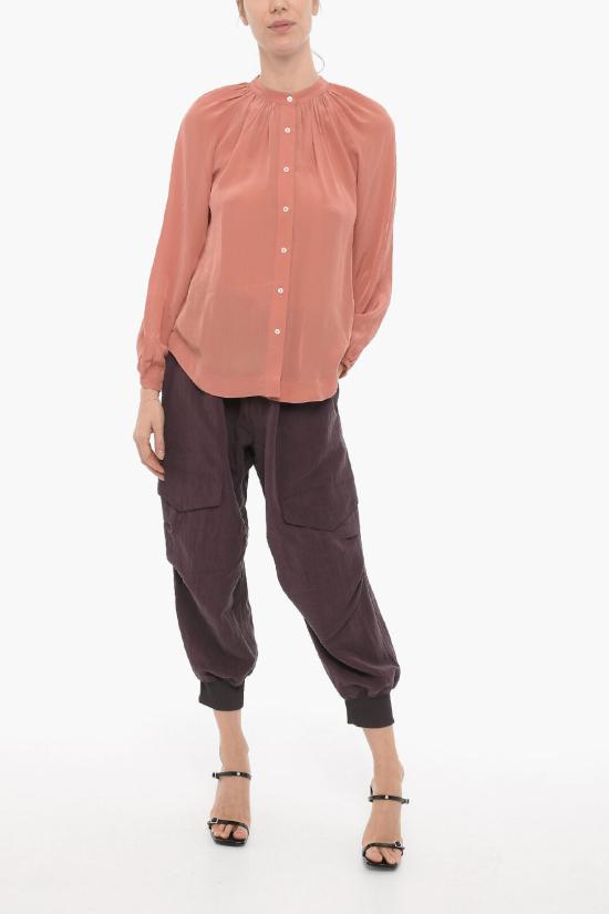  올세인츠 블라우스 HEZZY WH026Y TAINTED PINK Pink - ALLSAINTS