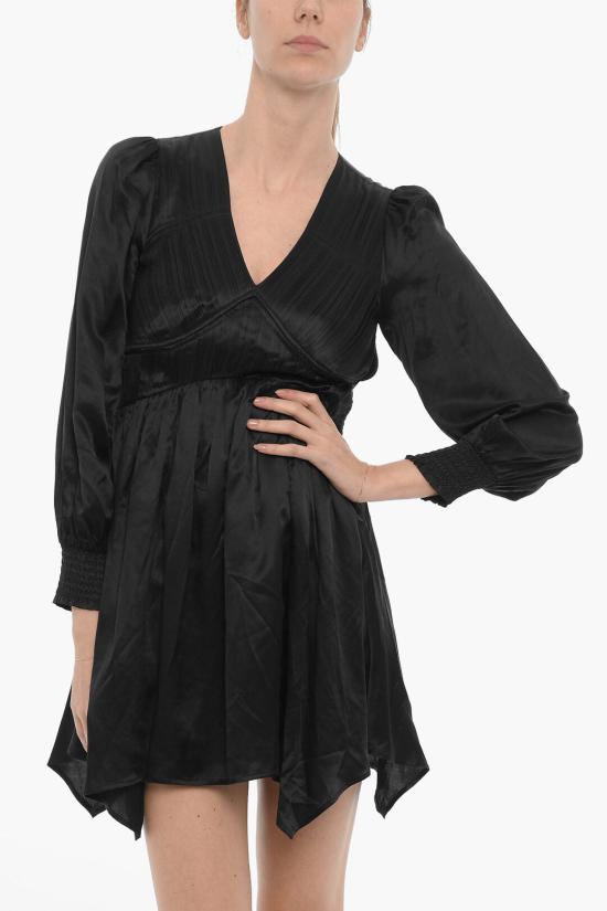  올세인츠 숏 원피스 ESTA WD321Y BLACK Black - ALLSAINTS