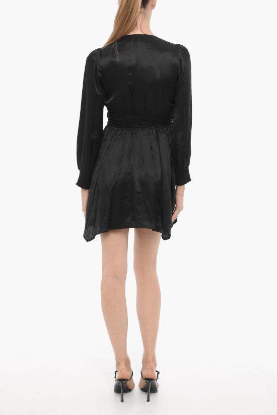  올세인츠 숏 원피스 ESTA WD321Y BLACK Black - ALLSAINTS