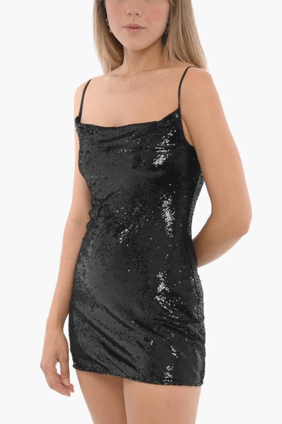  올세인츠 숏 원피스 HADDI WD311Y BLACK Black - ALLSAINTS