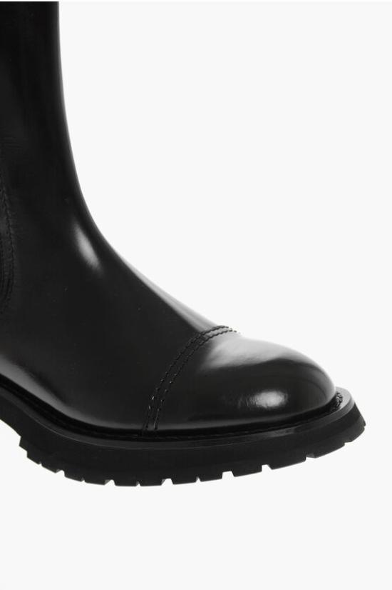  알렉산더 맥퀸 부츠 708175 WIC62 1000 Black - ALEXANDER MCQUEEN