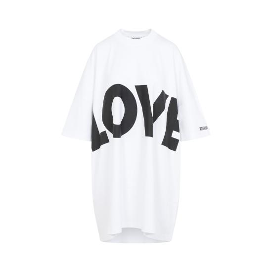 24FW 모스키노 숏 원피스 242D0408 5442 1001 BIANCO - MOSCHINO