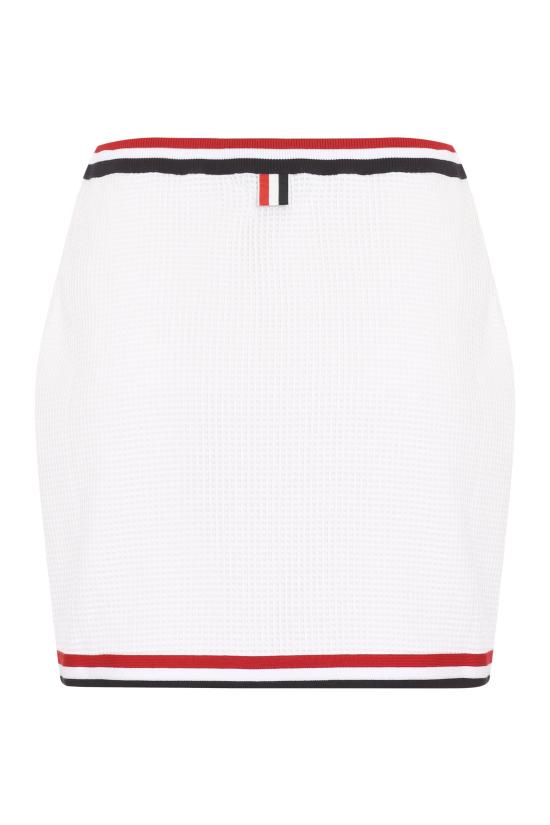  톰브라운 숏 스커트 FJK063A08136 100 White - THOM BROWNE