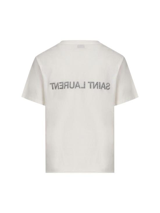 25SS 생로랑 반팔 티셔츠 665234Y37AW9744 - SAINT LAURENT