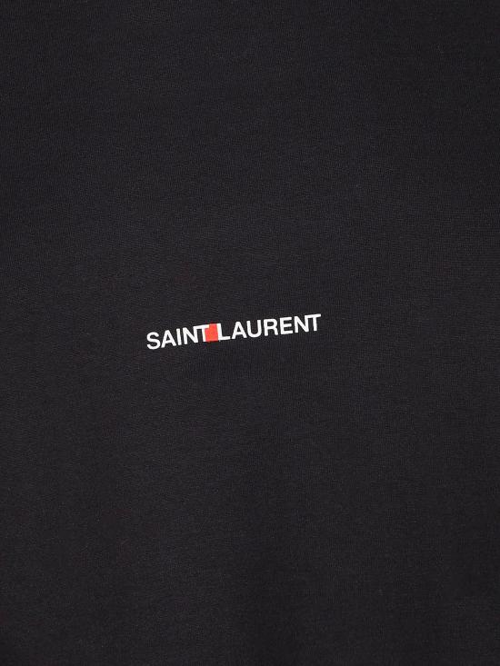 25FW 생로랑 보이프렌드 핏 숏슬리브 티셔츠 460876YB2DQ1000 - SAINT LAURENT