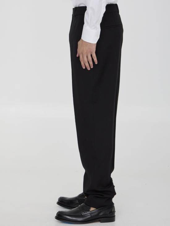  생로랑 스트레이트 팬츠 800456 BLACK - SAINT LAURENT