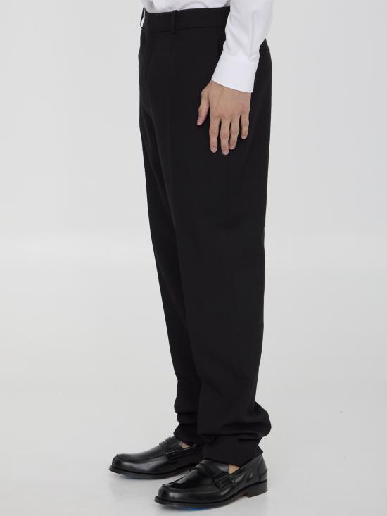  생로랑 스트레이트 팬츠 800456 BLACK - SAINT LAURENT