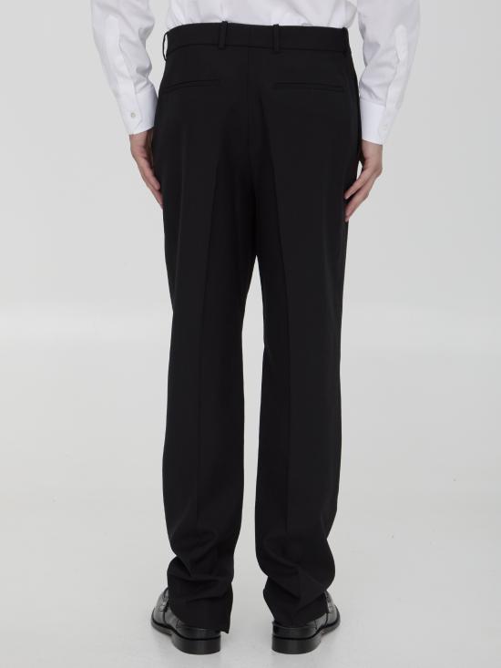  생로랑 스트레이트 팬츠 800456 BLACK - SAINT LAURENT