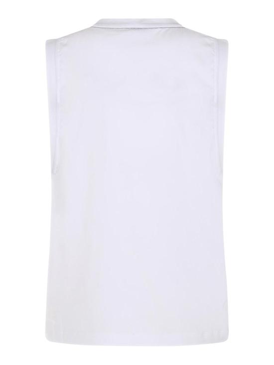 24FW 브루넬로 쿠치넬리 베이직 탱크탑 M0T1802B17C159 White - BRUNELLO CUCINELLI