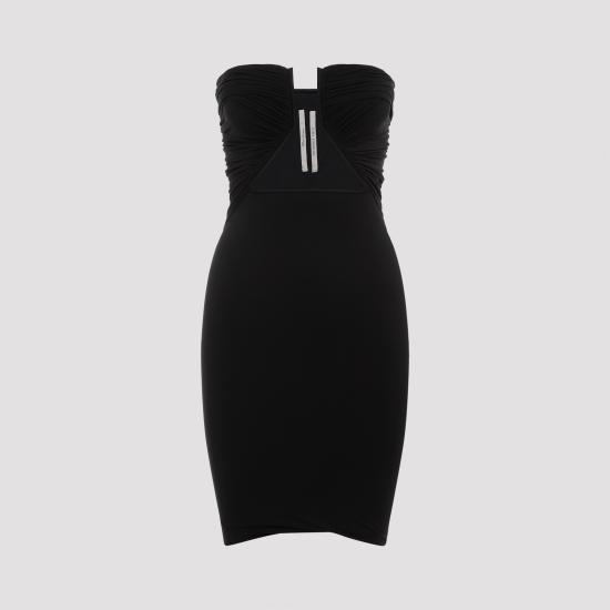 24FW 릭 오웬스 숏 원피스 RP02D3530 JN 09 BLACK - RICK OWENS