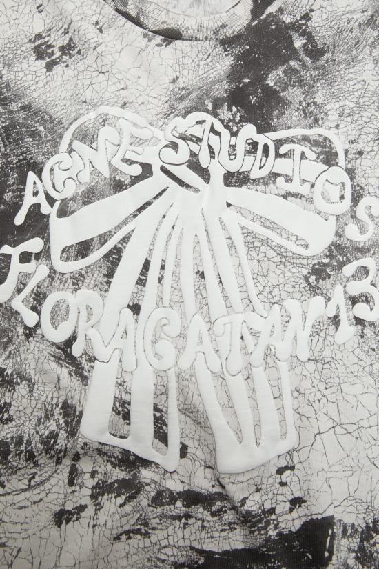 24FW 아크네 스튜디오 반팔 티셔츠 CL0298 BM0 Black - ACNE STUDIOS