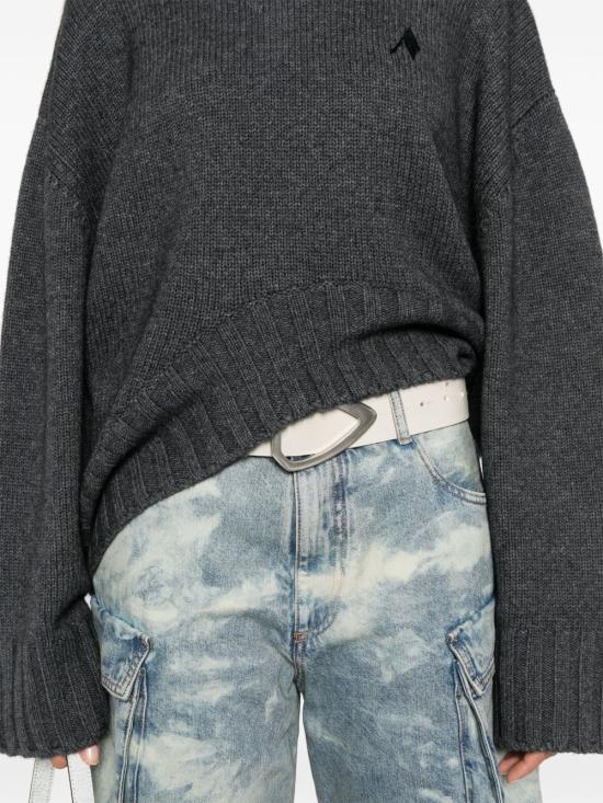 24FW 디 아티코 스웨터 248WCK107 KW046084 Grey - THE ATTICO